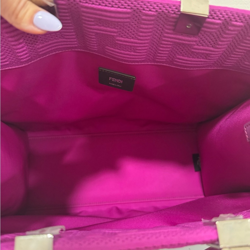 Fendi Magenta Zucca FF sunshine Tortoiseshell Handles - Picture 9 of 10